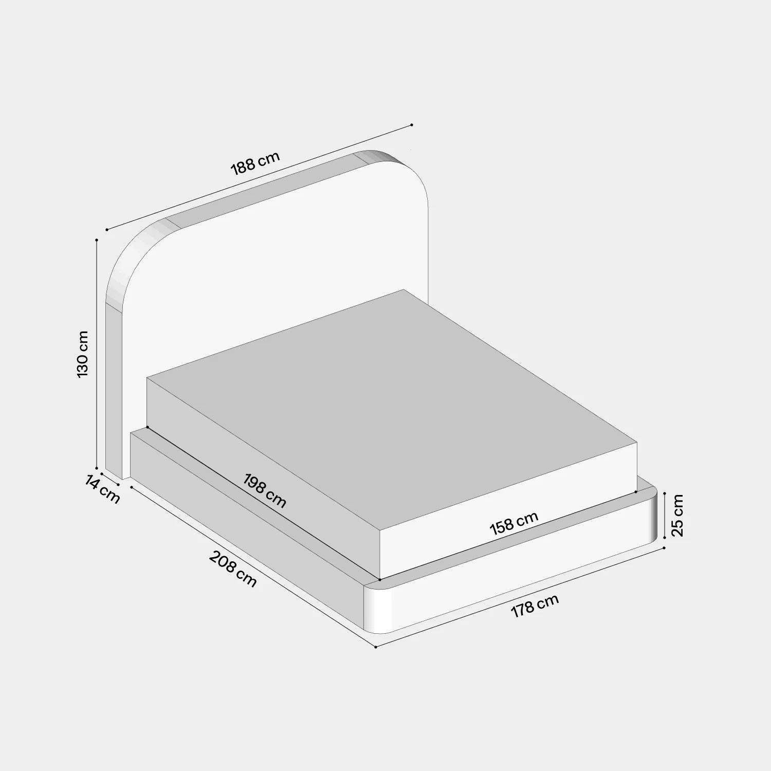 Capa Elegance para Box com Cabeceira completa