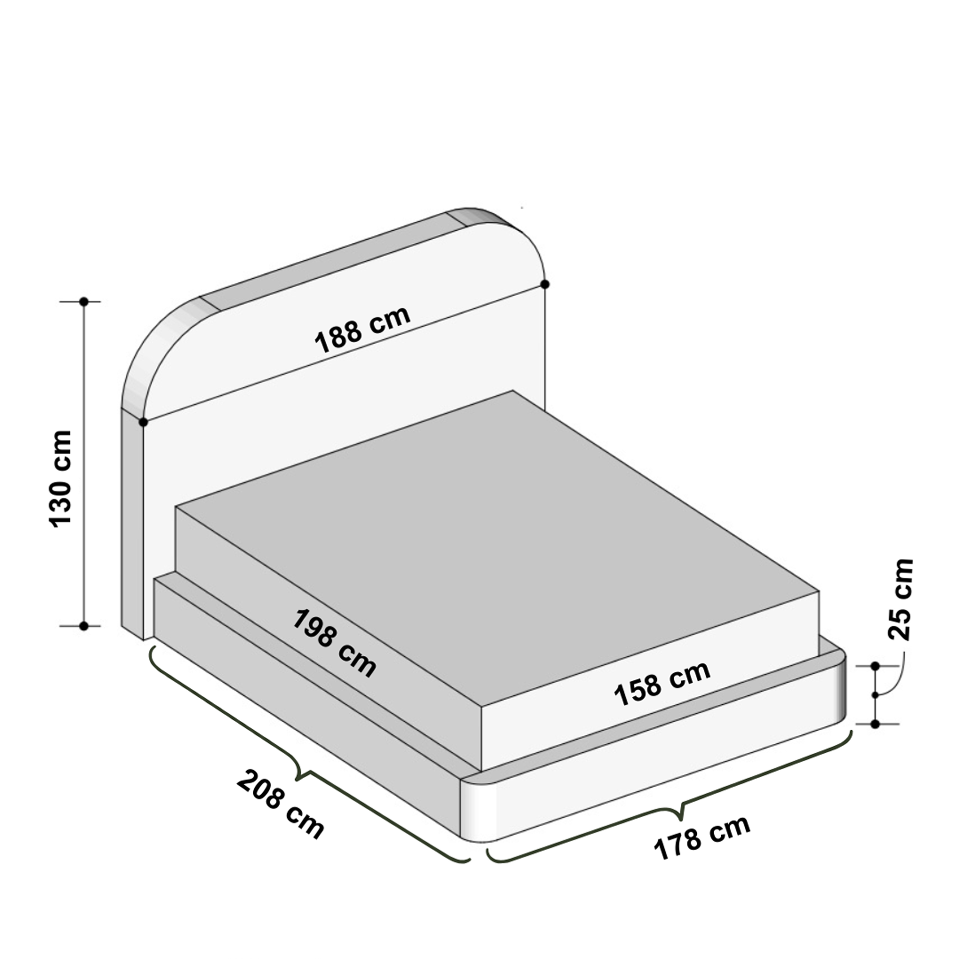 Capa Elegance para Box com Cabeceira completa