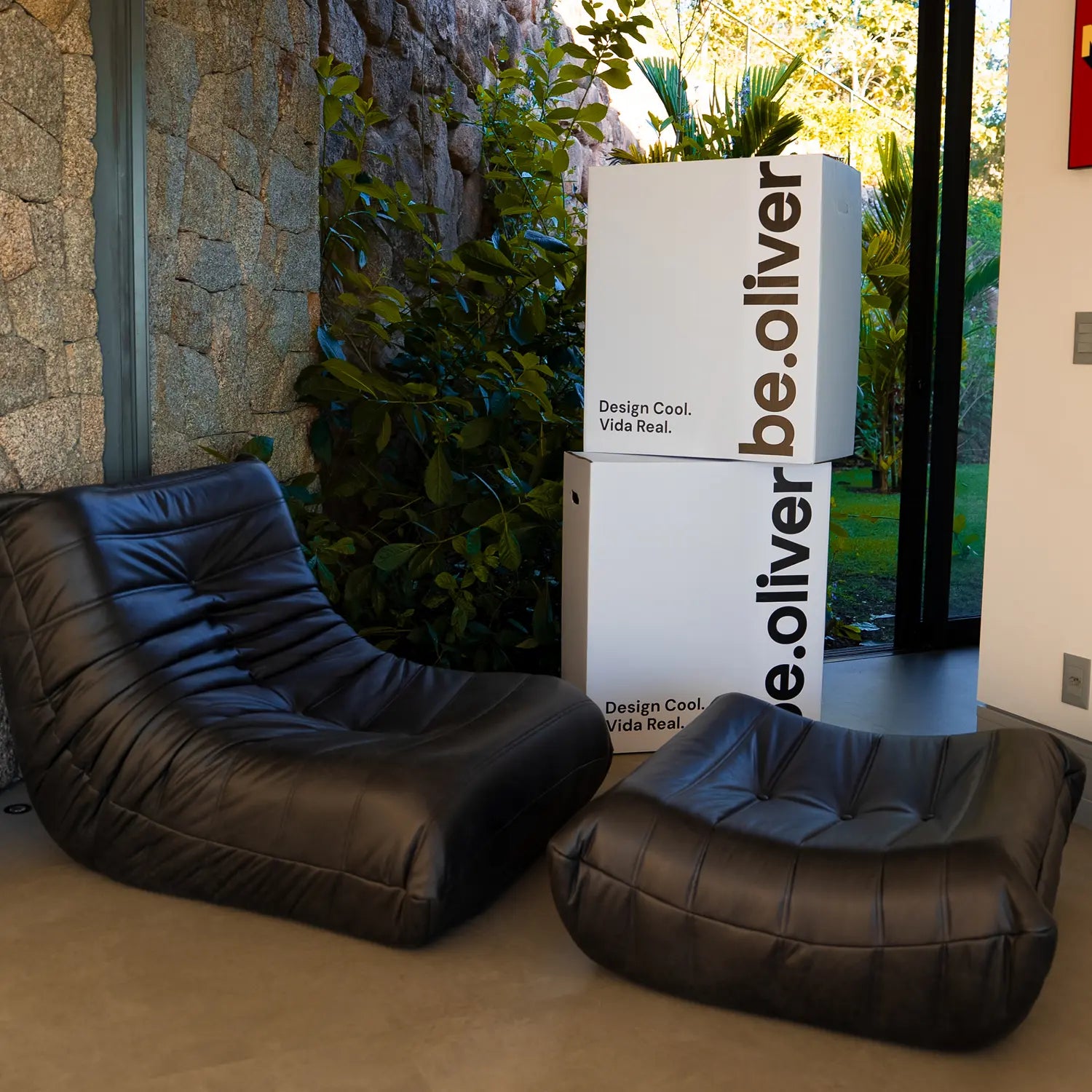 Poltrona Cozy - Corino Preto