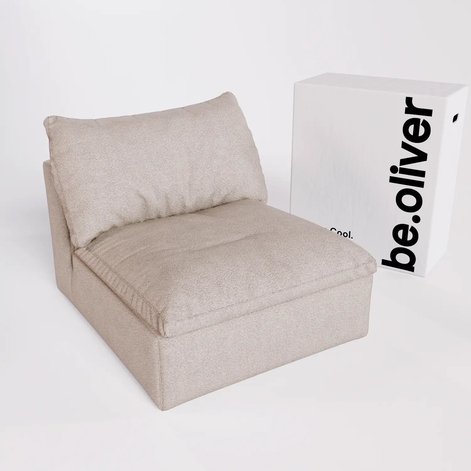 Poltrona para Sofá na Caixa American - Bouclé Linho
